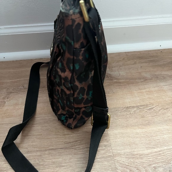 *SOLD* Coach Ocelet Leopard Print File Nylon Crossbody Bag F77479 - Picture 9 of 10